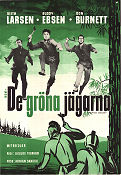 De gröna jägarna 1959 poster Keith Larsen Buddy Ebsen Don Burnett Jacques Tourneur