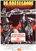 De obesegrade 1969 poster John Wayne Rock Hudson Antonio Aguilar Andrew V McLaglen