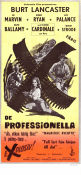 De professionella 1966 poster Burt Lancaster Lee Marvin Claudia Cardinale Richard Brooks