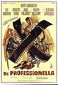 The Professionals 1966 movie poster Burt Lancaster Lee Marvin Claudia Cardinale Richard Brooks