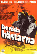 De röda hästarna 1954 movie poster Gun Arvidsson Jan-Erik Lindqvist Allan Bohlin Ivar Johansson Horses