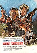 De sista äventyrarna 1976 poster Roger Moore Lee Marvin Barbara parkins Peter R Hunt