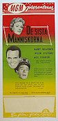 The World the Flesh and the Devil 1959 movie poster Harry Belafonte Inger Stevens Mel Ferrer Ranald MacDougall