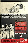 Beau Geste 1939 movie poster Gary Cooper Ray Milland