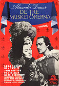 The Three Musketeers 1949 movie poster Lana Turner Gene Kelly June Allyson George Sidney Adventure and matine