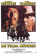 De vilda männen 1976 poster Charlton Heston James Coburn Barbara Hershey Andrew V McLaglen