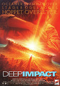 Deep Impact 1998 movie poster Robert Duvall Téa Leoni Elijah Wood Mimi Leder