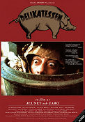 Delikatessen 1991 poster Marie-Laure Dougnac Dominique Pinon Pascal Benezech Jean-Pierre Jeunet Mat och dryck