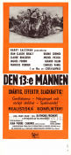 Den 13:e mannen 1967 poster Charles Vanel Bruno Cremer Jean-Claude Brialy Costa-Gavras