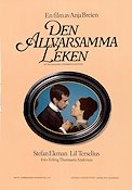 Den allvarsamma leken 1977 movie poster Stefan Ekman Lil Terselius Anja Breien Writer: Hjalmar Söderberg