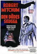 Den dödes skugga 1958 movie poster Robert Mitchum