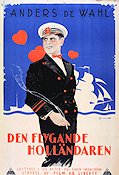 Den flygande holländaren 1925 movie poster Anders de Wahl