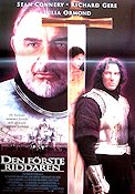 First Knight 1995 movie poster Sean Connery Richard Gere Julia Ormond Jerry Zucker