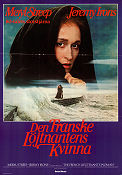 Den franske löjtnantens kvinna 1981 poster Meryl Streep Jeremy Irons Karel Reisz Romantik Strand