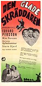 Den glade skräddaren 1945 movie poster Edvard Persson Mim Persson Marianne Gyllenhammar Gunnar Olsson