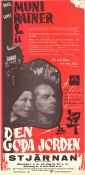 The Good Earth 1937 movie poster Paul Muni Luise Rainer Walter Connolly Victor Fleming