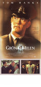 The Green Mile 1999 movie poster Tom Hanks Michael Clarke Duncan Bonnie Hunt Frank Darabont Writer: Stephen King