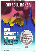 Den grymma staden 1961 poster Carroll Baker Ralph Meeker Mildred Dunnock Jack Garfein