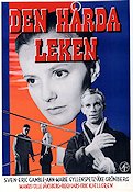 Den hårda leken 1956 movie poster Sven-Eric Gamble Ann-Marie Gyllenspetz Boxing