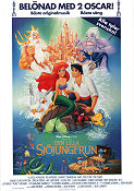 Den lilla sjöjungfrun 1989 poster Jodi Benson John Musker Text: HC Andersen Animerat