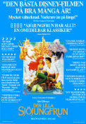 Den lilla sjöjungfrun 1989 poster Jodi Benson Ron Clements Animerat Musikaler