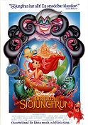 Den lilla sjöjungfrun 1989 poster Jodi Benson Ron Clements Animerat Musikaler