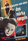 The Dark Mirror 1946 movie poster Olivia de Havilland Lew Ayres Film Noir