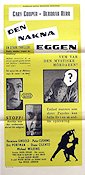 Den nakna eggen 1961 poster Gary Cooper Deborah Kerr Peter Cushing