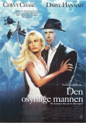 Den osynlige mannen 1992 poster Chevy Chase Daryl Hannah Sam Neill John Carpenter