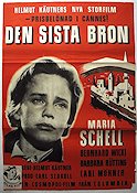 Die letzte Brucke 1954 movie poster Maria Schell Bridges