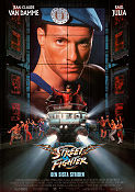 Street Fighter 1994 movie poster Jean-Claude Van Damme Raul Julia Ming-Na Wen Steven E de Souza