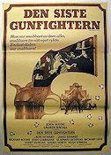 The Shootist 1976 movie poster John Wayne Guns weapons