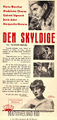 Den skyldige 1937 poster Pierre Blanchar Madeleine Ozeray Raymond Bernard