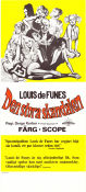 L´homme orchestre 1970 poster Louis de Funes Serge Korber