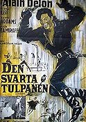 La tulipe noire 1964 movie poster Alain Delon Virna Lisi Dawn Addams Christian-Jaque Adventure and matine
