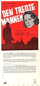 The Third Man 1949 movie poster Orson Welles Trevor Howard Joseph Cotten Alida Valli Carol Reed Film Noir