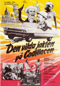 Den vilda jakten på Cadillacen 1965 poster Louis de Funes Bourvil Venantino Venantini Gérard Oury Bilar och racing