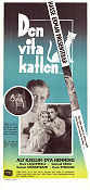 Den vita katten 1950 movie poster Alf Kjellin Eva Henning Sture Lagerwall Hasse Ekman Cats