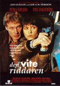 Den vite riddaren 1994 movie poster Petra Nielsen Stig Engström Anders Nyström Daniel Alfredson Police and thieves