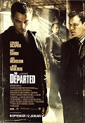 The Departed 2006 movie poster Leonardo DiCaprio Matt Damon Jack Nicholson Mark Wahlberg Martin Scorsese Mafia