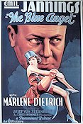 Der Blaue Engel 1930 poster Marlene Dietrich Emil Jannings Josef von Sternberg