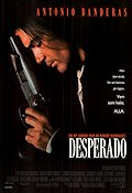 Desperado 1995 poster Antonio Banderas Salma Hayek Joaquim de Almeida Robert Rodriguez Vapen