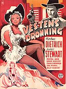 Destry Rides Again 1939 movie poster Marlene Dietrich James Stewart