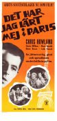 Das hab ich in Paris gelernt 1960 movie poster Chris Howland Christa Williams Gisela Trowe Thomas Engel Musicals