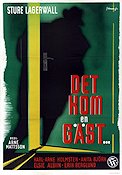 Det kom en gäst 1947 movie poster Sture Lagerwall Gerd Hagman Elsie Albiin Arne Mattsson Writer: Stieg Trenter