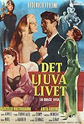 La Dolce Vita 1960 movie poster Anita Ekberg Marcello Mastroianni Anouk Aimée Federico Fellini Ladies