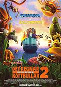 Det regnar köttbullar 2 2013 poster Cody Cameron Animerat Mat och dryck