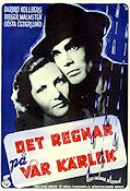 Man with an Umbrella 1946 movie poster Barbro Kollberg Birger Malmsten Ingmar Bergman