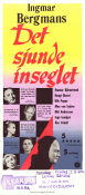 Det sjunde inseglet 1957 poster Max von Sydow Gunnar Björnstrand Nils Poppe Bengt Ekerot Bibi Andersson Inga Gill Gunnel Lindblom Ingmar Bergman