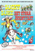 Det stora äventyret 1983 poster Lucky Luke Hanna-Barbera Text: Morris-Goscinny